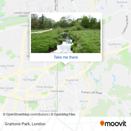 Grattons Park map