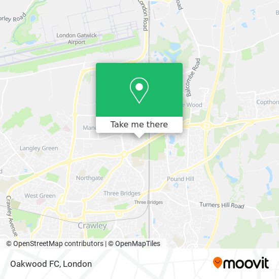 Oakwood FC map