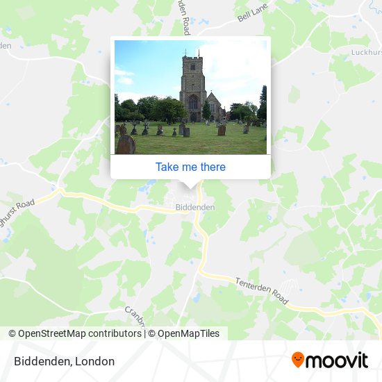 Biddenden map