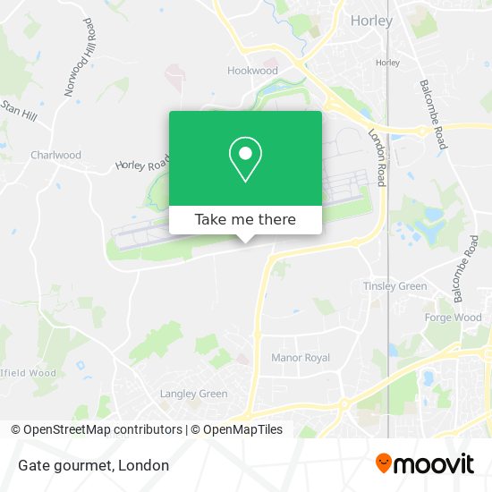 Gate gourmet map
