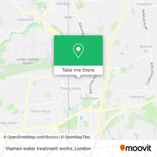 thames water treatment works map