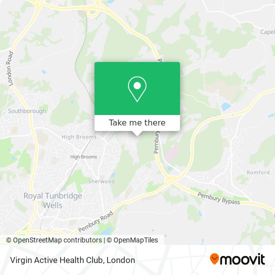 Virgin Active Health Club map