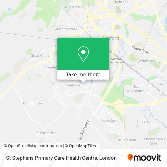 St Stephens Primary Care Health Centre map