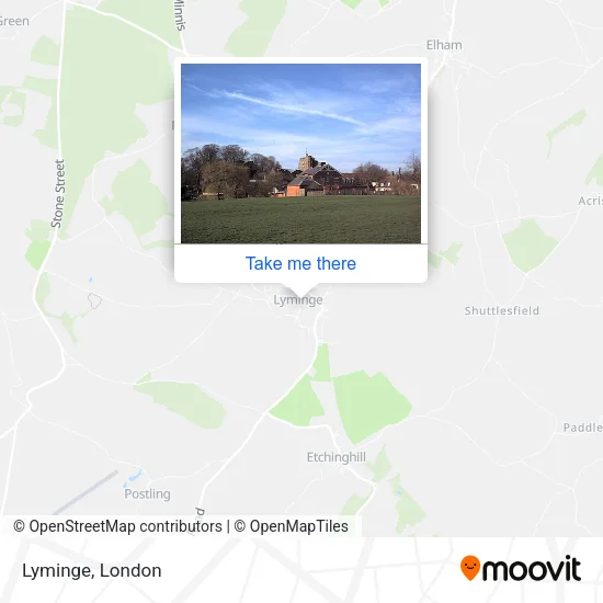 Lyminge map