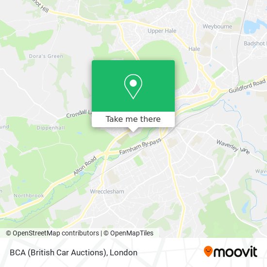 BCA (British Car Auctions) map