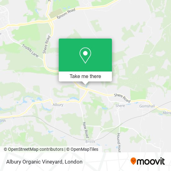 Albury Organic Vineyard map
