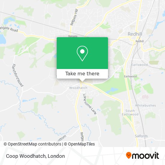 Coop Woodhatch map