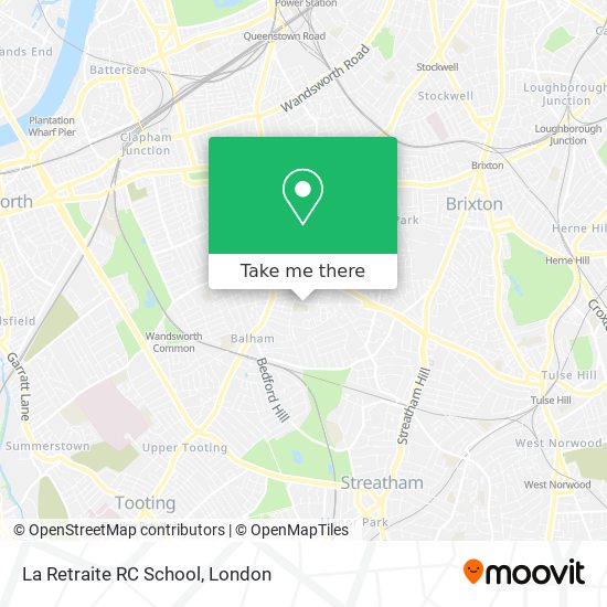 La Retraite RC School map