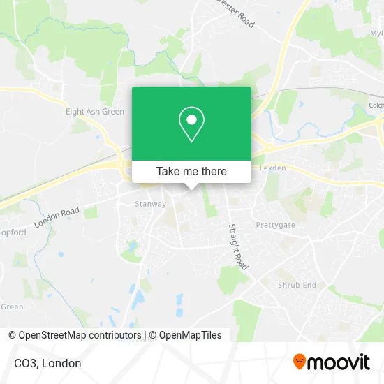 How to Get to CO3 in Colchester by Bus or Train?