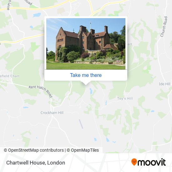 Chartwell House map