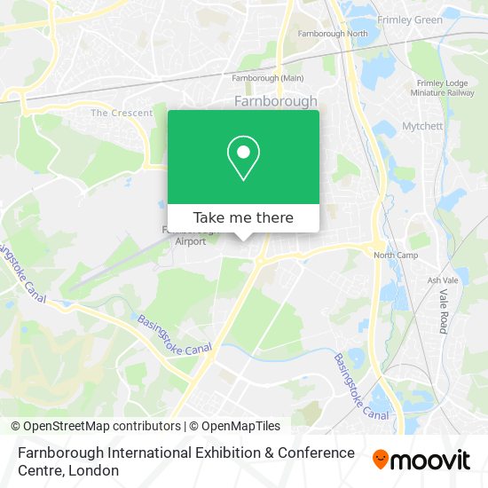 Farnborough International Exhibition & Conference Centre map