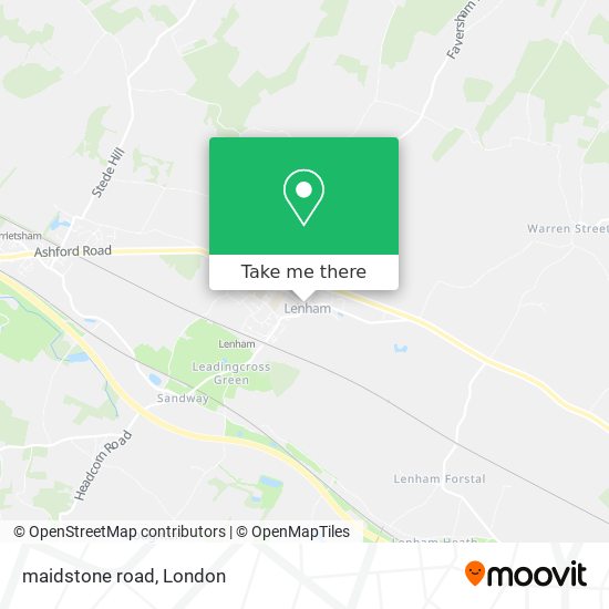 maidstone road map
