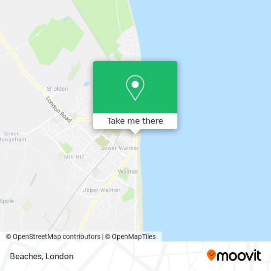 Beaches map