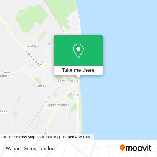 Walmer Green map