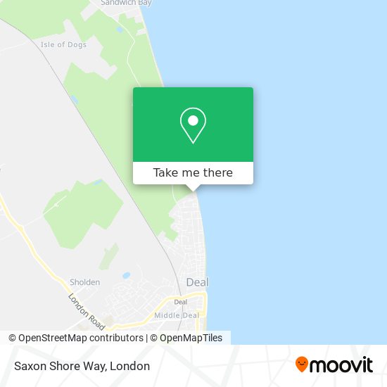 Saxon Shore Way map