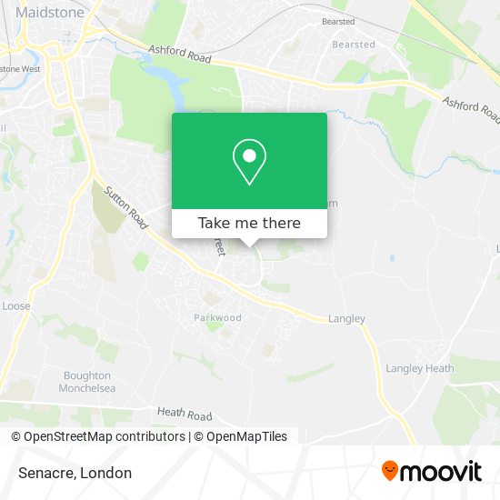 Senacre map