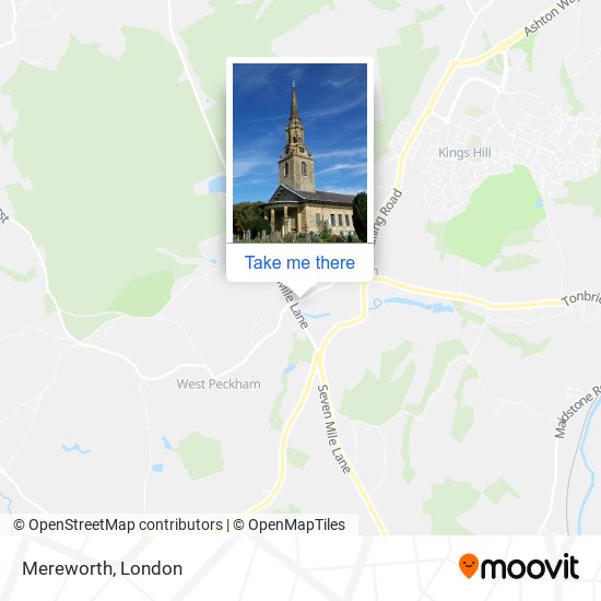 Mereworth map