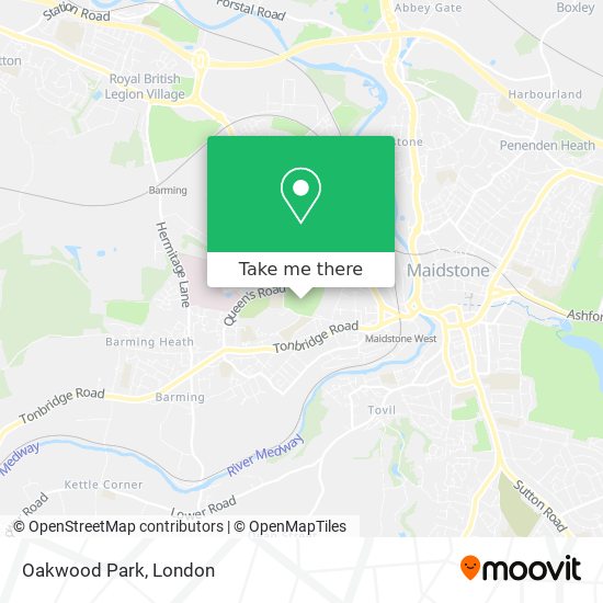 Oakwood Park map