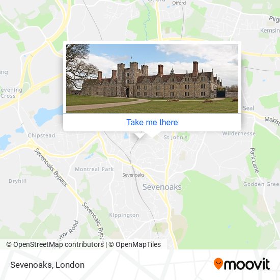 Sevenoaks map