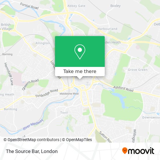 The Source Bar map