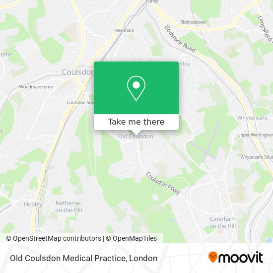Old Coulsdon Medical Practice map