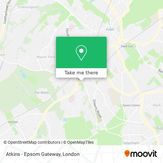 Atkins - Epsom Gateway map