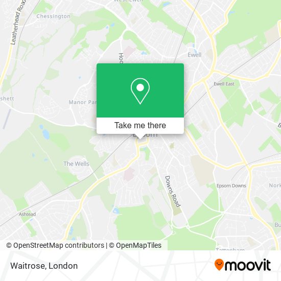 Waitrose map