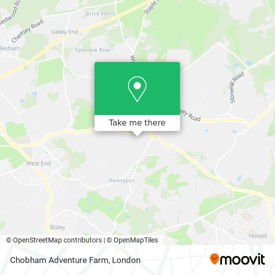 Chobham Adventure Farm map