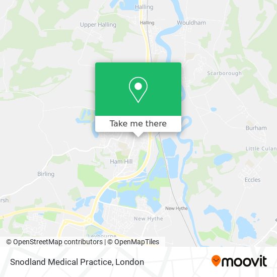 Snodland Medical Practice map