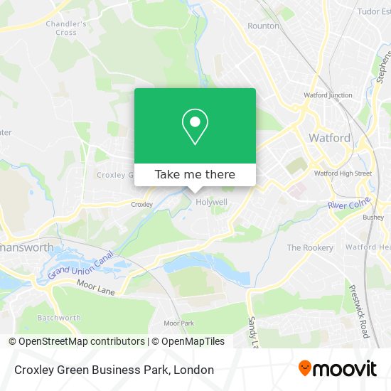 Croxley Green Business Park map