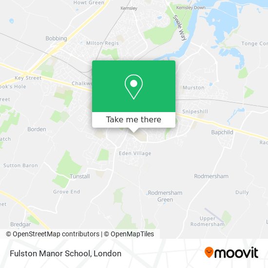 Fulston Manor School map