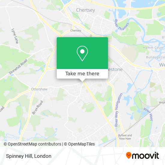 Spinney Hill map
