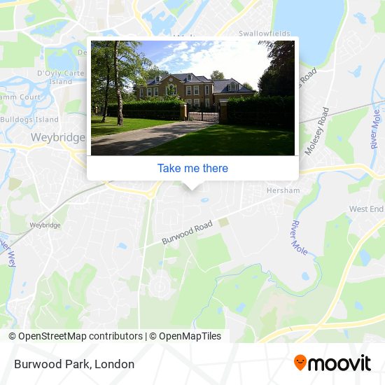 Burwood Park map