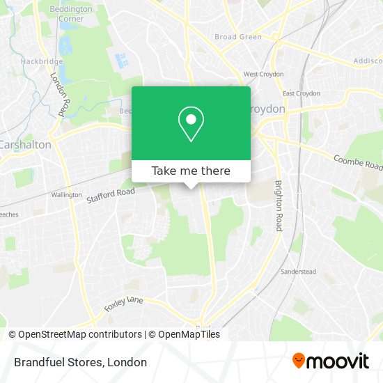 Brandfuel Stores map