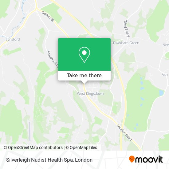 Silverleigh Nudist Health Spa map