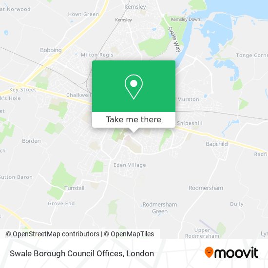 Swale Borough Council Offices map