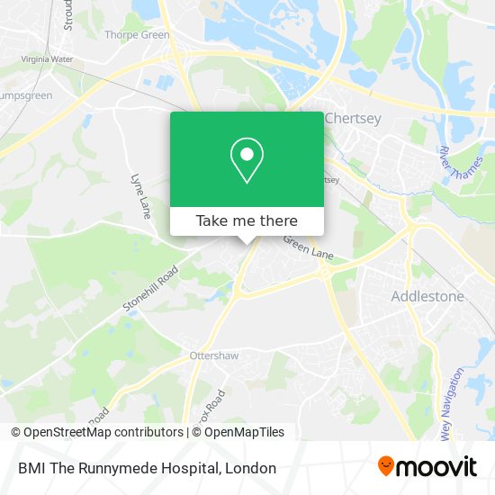 BMI The Runnymede Hospital map