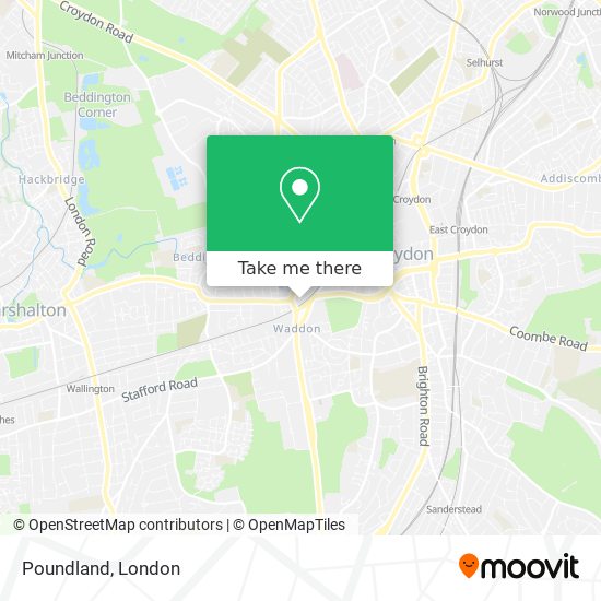 Poundland map