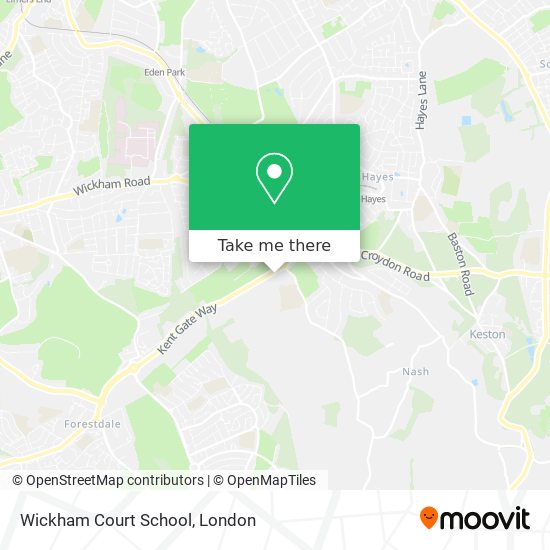 Wickham Court School map