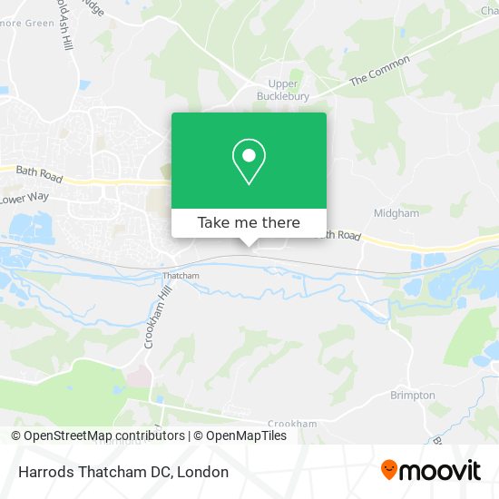 Harrods Thatcham DC map