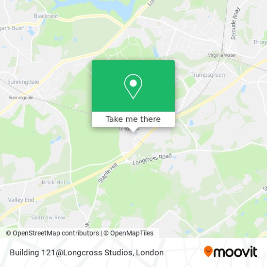 Building 121@Longcross Studios map