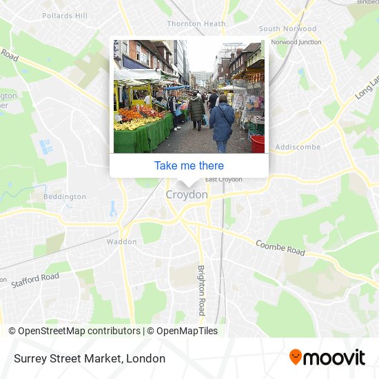 Surrey Street Market map