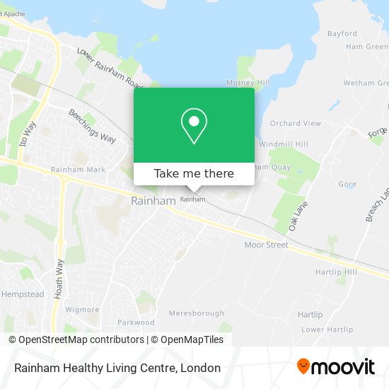 Rainham Healthy Living Centre map