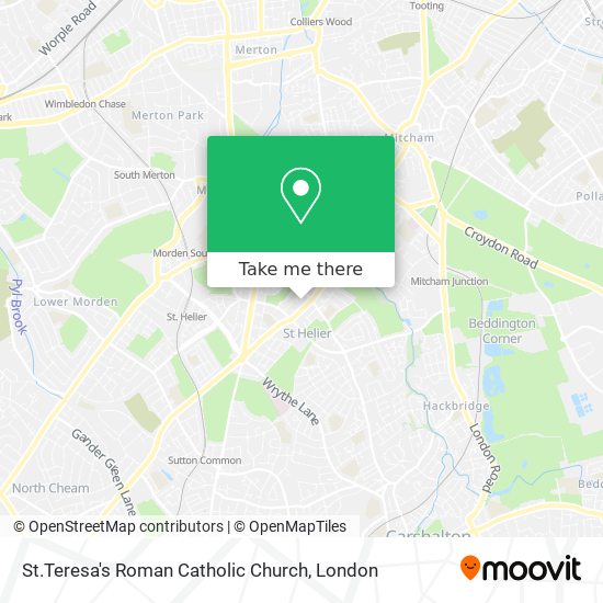 St.Teresa's Roman Catholic Church map