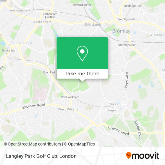 Langley Park Golf Club map