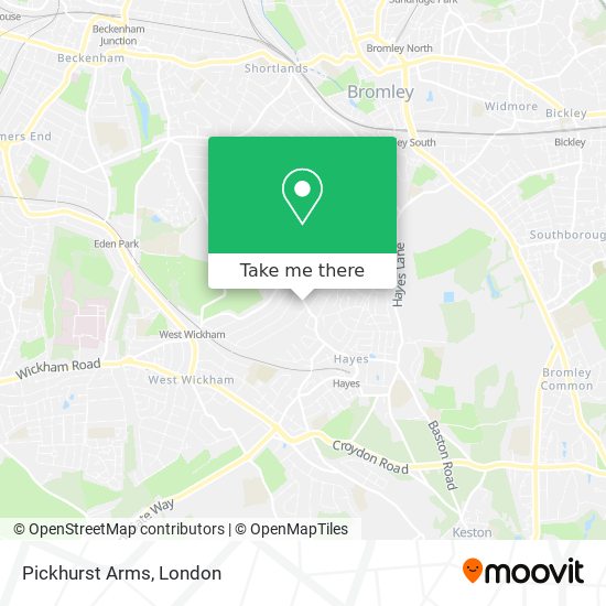 Pickhurst Arms map