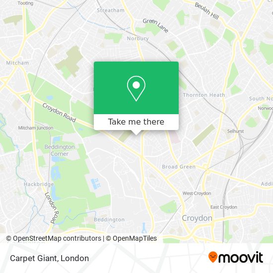 Carpet Giant map