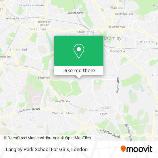 Langley Park School For Girls map