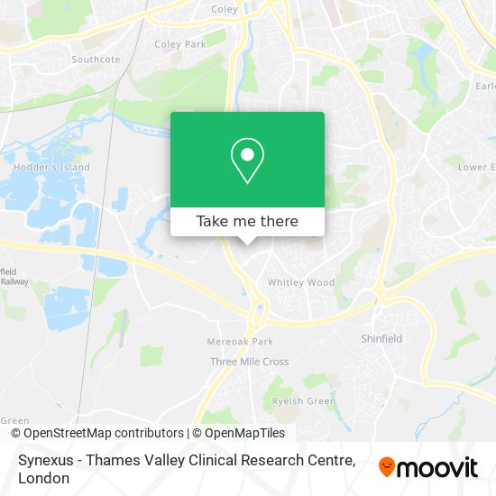 Synexus - Thames Valley Clinical Research Centre map