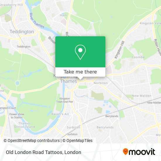Old London Road Tattoos map